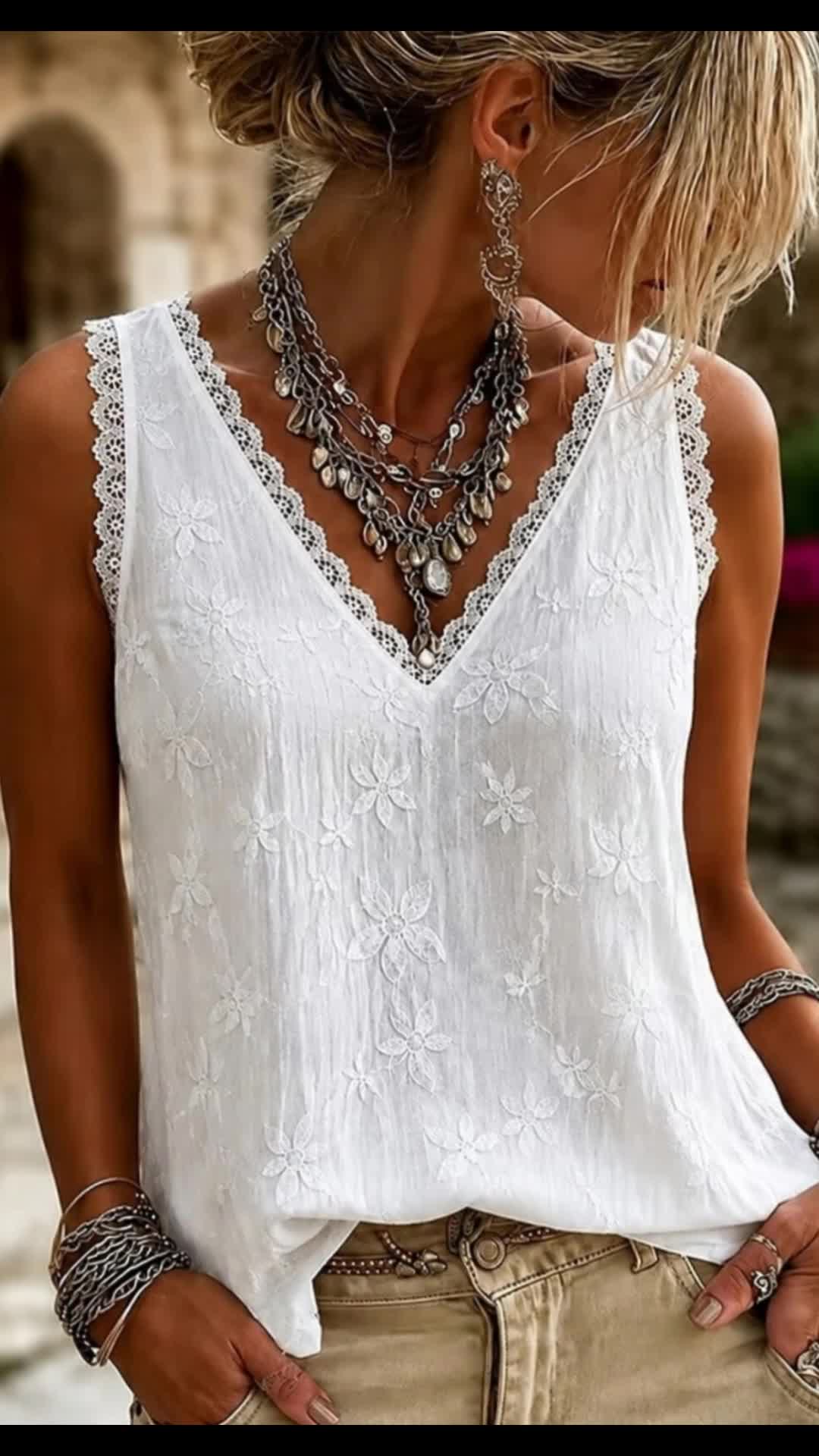 Ein einfaches Top mit atemberaubenden Details