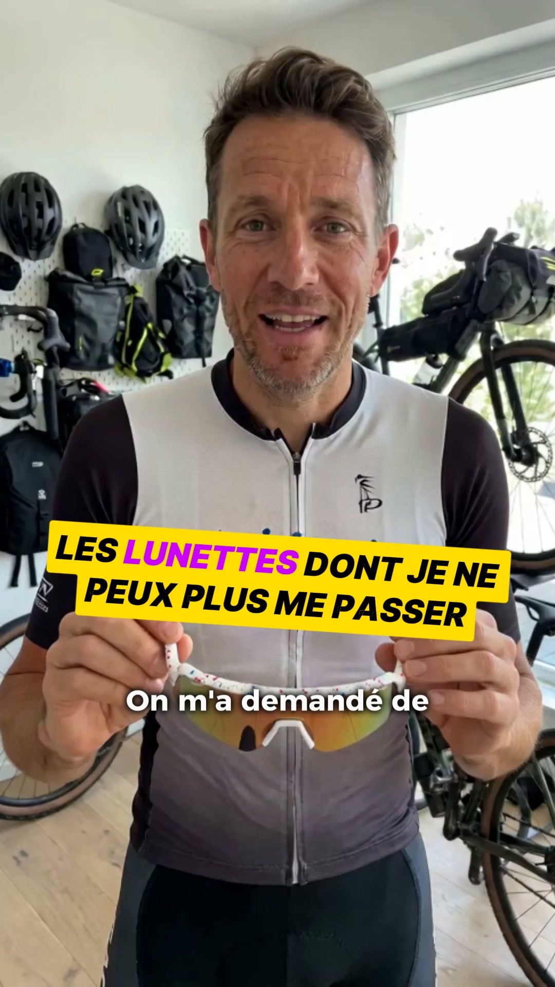 Les lunettes de vélo que je ne quitte plus