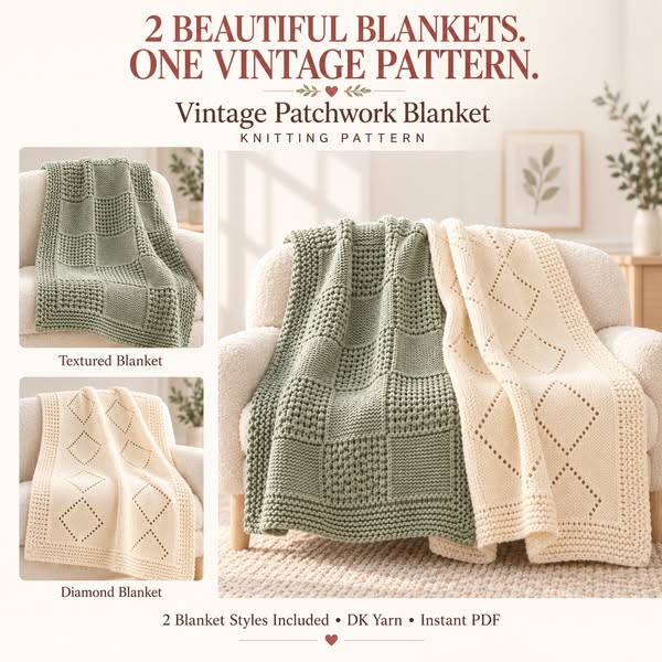 Instant PDF Knitting Pattern Download