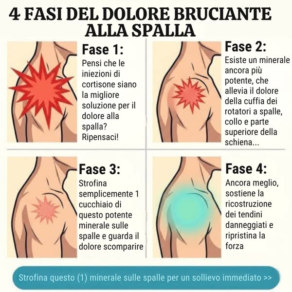 Il miglior minerale contro i dolori alla spalla?
