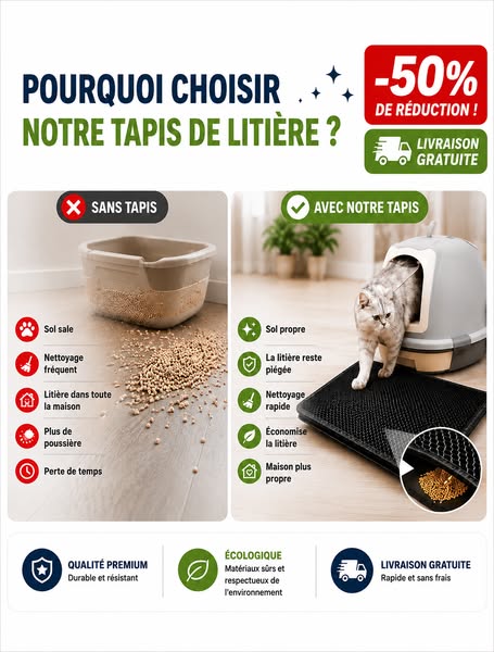 Conçu pour les chats, pensé pour vous