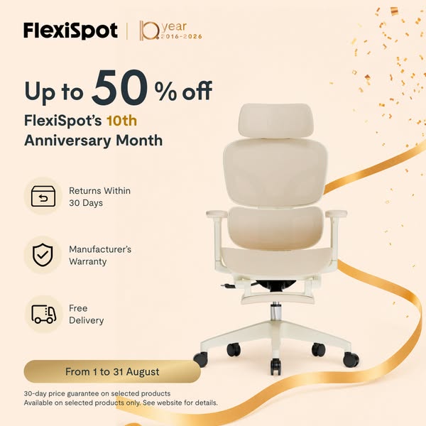 Up to 50% off. Don't overthink it.
