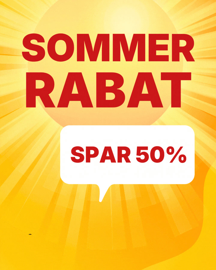 50% på alle online forløb