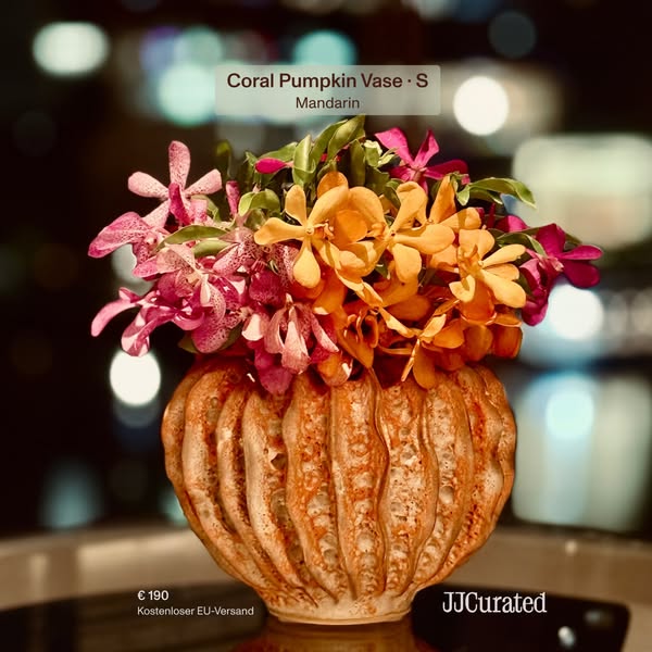 Coral Pumpkin Vase Medium · € 290