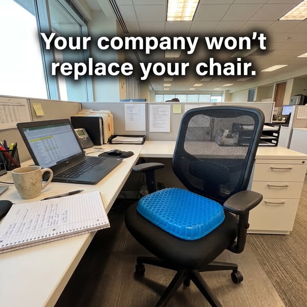 CloudCushion™ Gel Seat Cushion — Egg-Drop Pressure Relief for Office, Car & Home