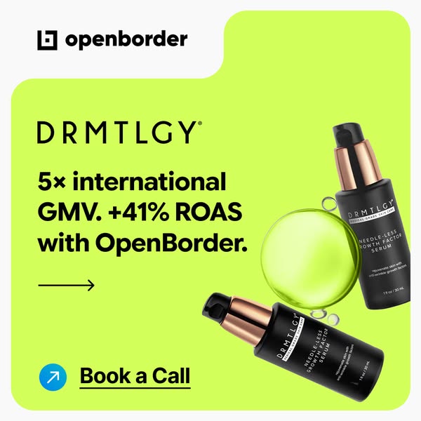 DRMTLGY: 5x international GMV