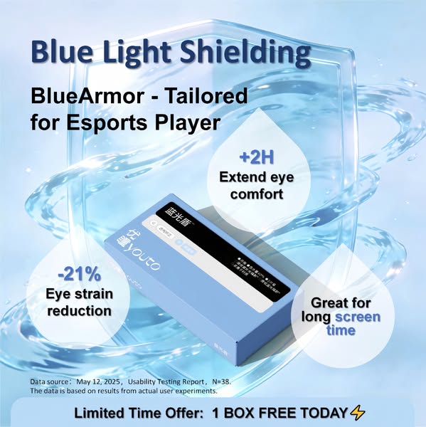 Blue Light Filtering contacts
