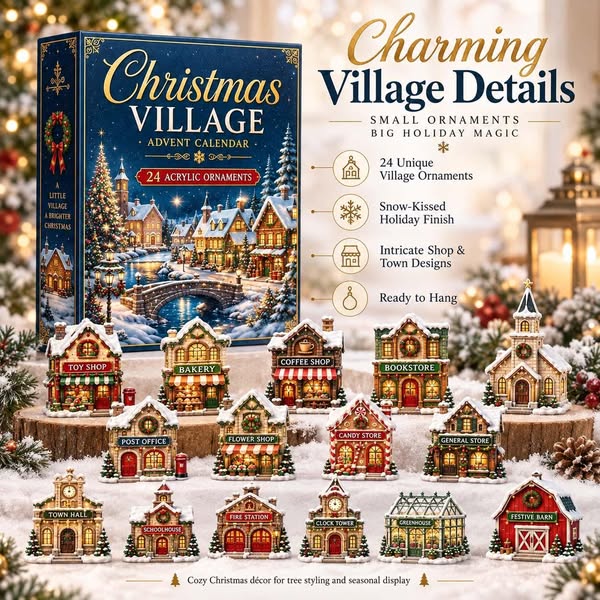 Christmas Village Advent Calendar