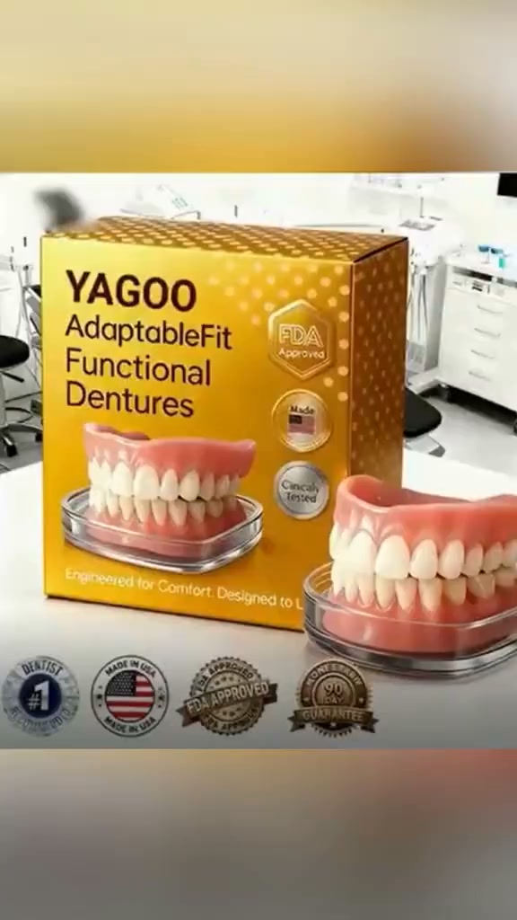 FDA Approved Custom-Fit Dentures!