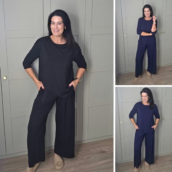 That’s what makes it so flattering — the top does the work, not you.