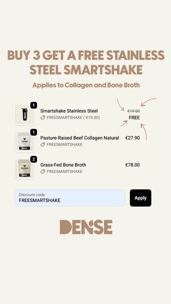Use discount code: FREESMARTSHAKE