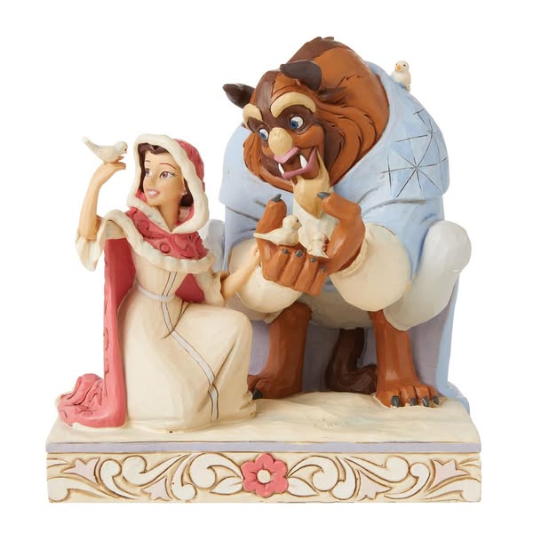 Belle Et La Bête White Woodland - Disney Traditions