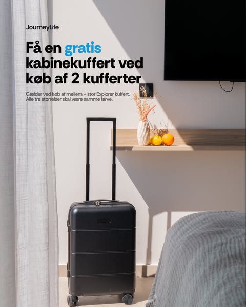 Få din gratis kabinekuffert (værdi: 899 kr)