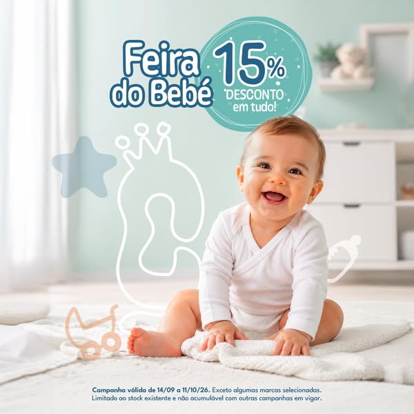 15% Desconto em Tudo!