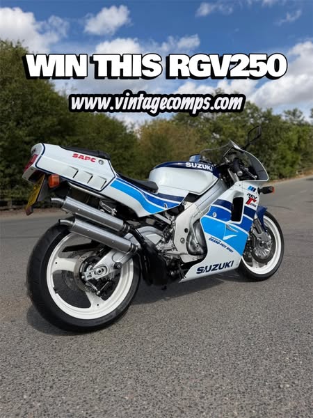 WIN THIS: 1990 Suzuki RGV250M For £2.99!