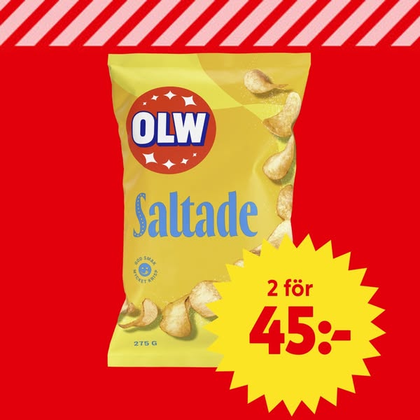 Chips Lättsaltade 275g OLW