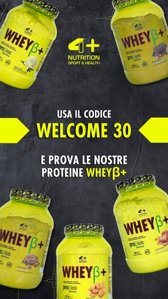 WELCOME30 sul primo ordine!