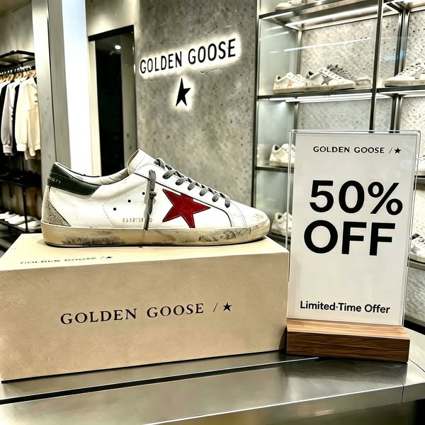 GOLDEN GOOSE: ¡Destaca entre la multitud! | Hasta un 50% de descuento