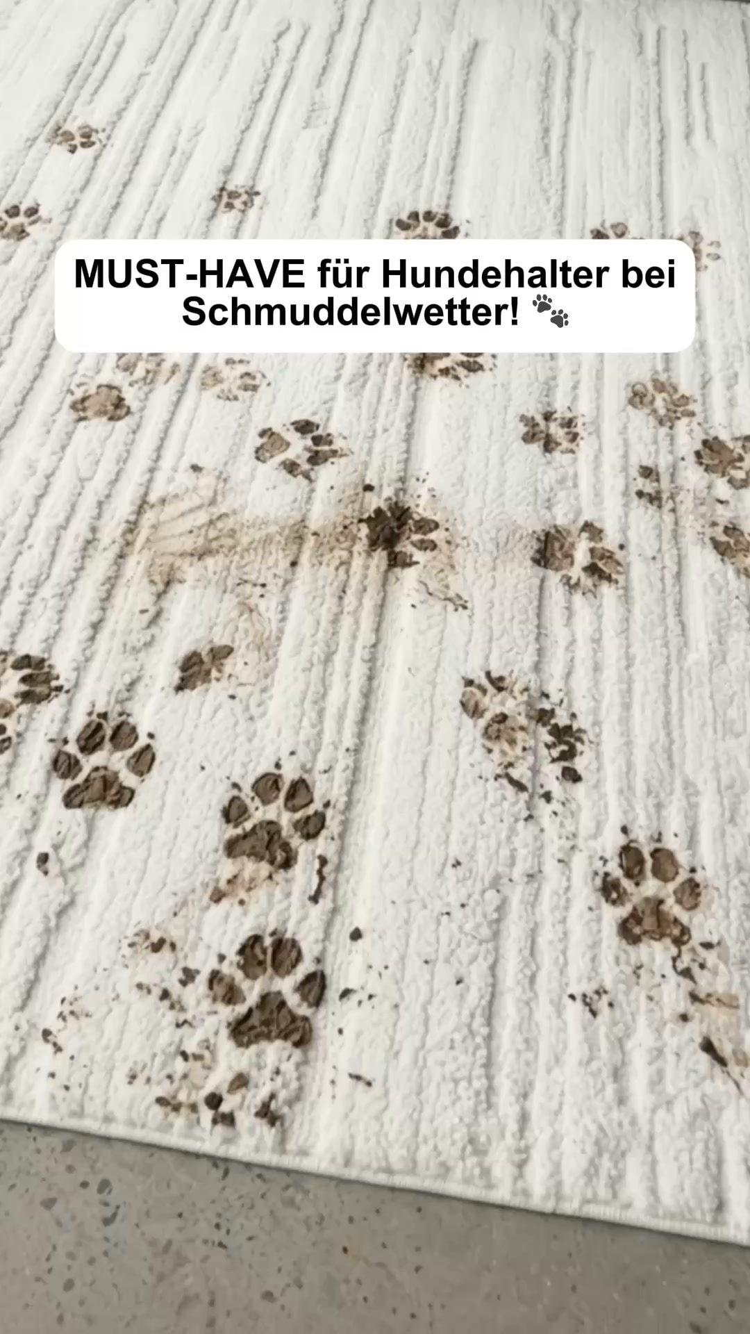 Matschpfoten? Das brauchst du jetzt