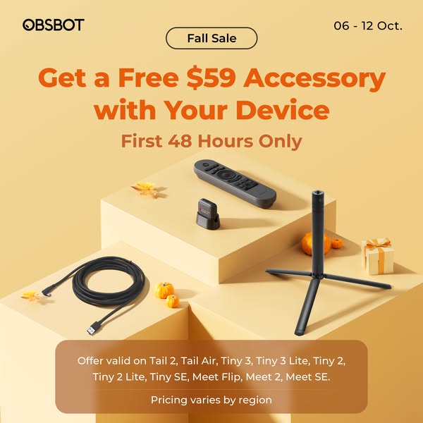 OBSBOT Fall Sale