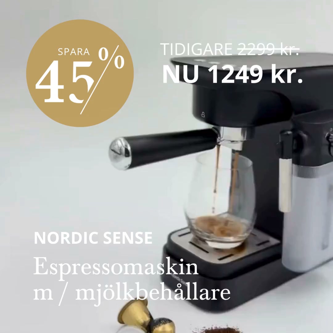 Kaffe klart på bara 45 sekunder