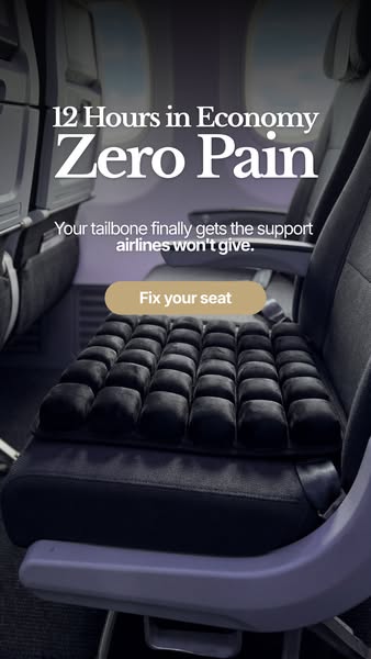 The Perfect Travel Seat Cushion