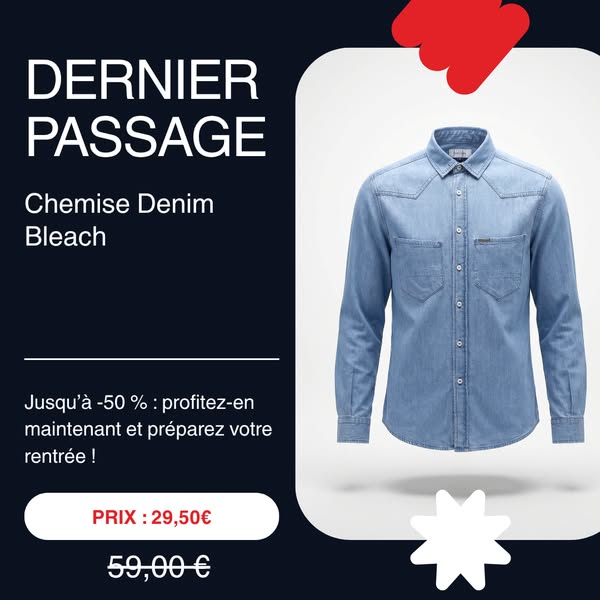 Dernier passage | Jusqu’à -50 %