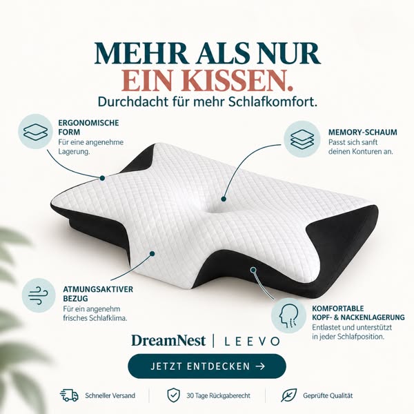 Morgens verspannt? Mach mehr aus deinem Schlafkomfort.