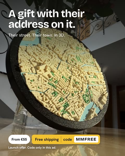 Any address, in 3D. From €55