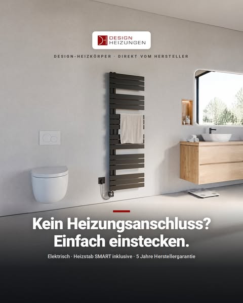 ALRONA elektrisch Schwarz – einfach einstecken