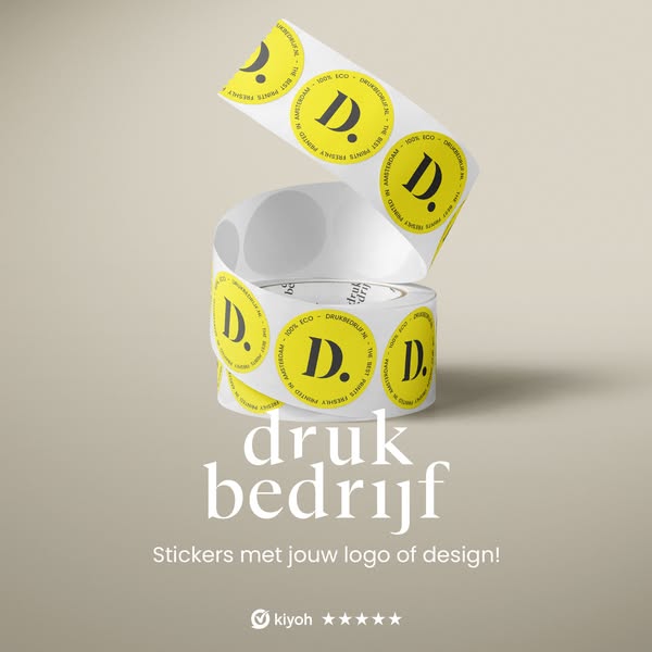 Bestel stickers voor je bedrijf