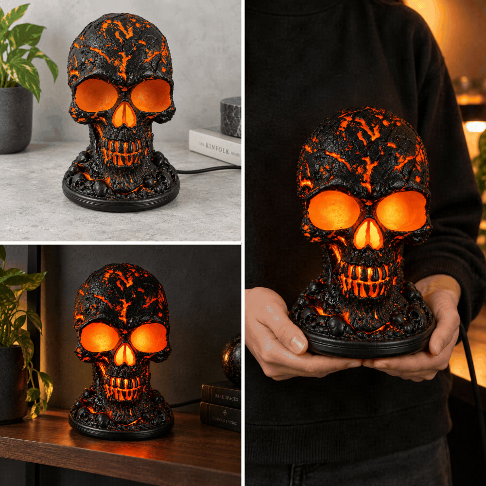 Bloody Skull Lamp