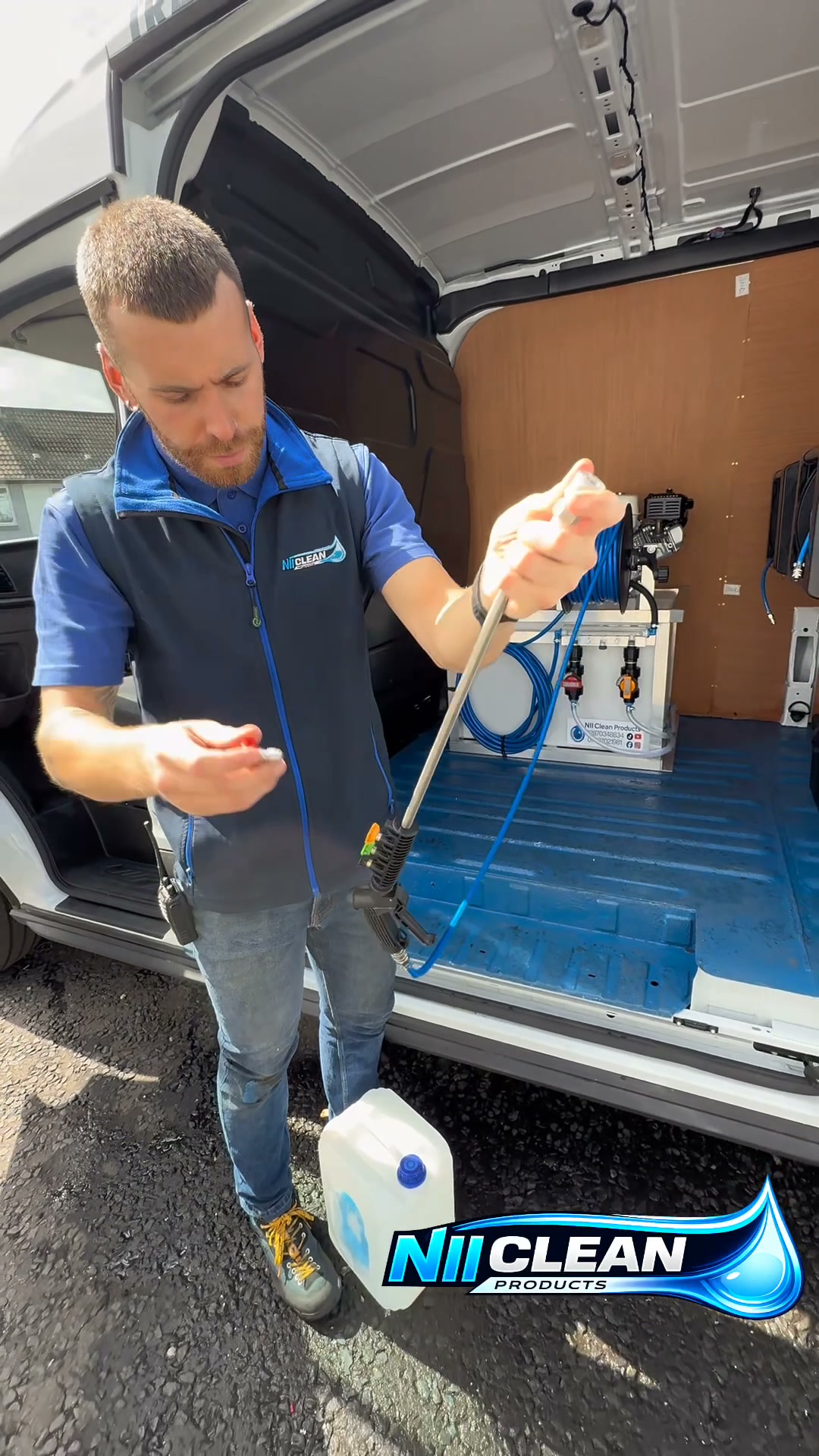 A closer look at one of our latest MC18 Softwash Blend Mix setups: a new system we’ve started delivering to customers here at NII Clean Prod