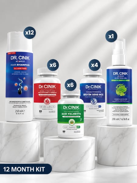 Complete 12-Month Hair Care Set