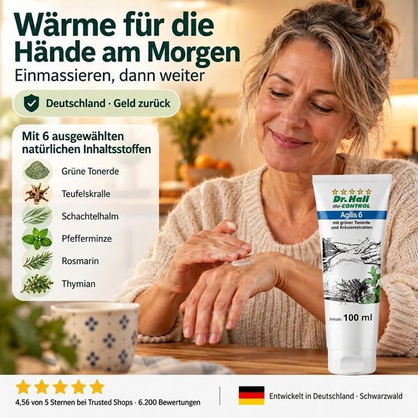 Einmassieren, dann weiter
