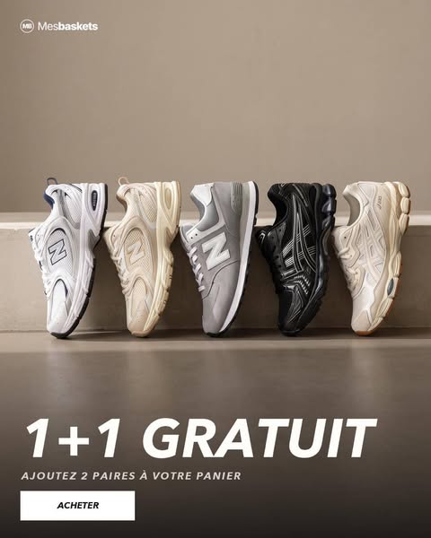 ACHETEZ 1 PAIRE, LA 2ÈME EST GRATUITE !