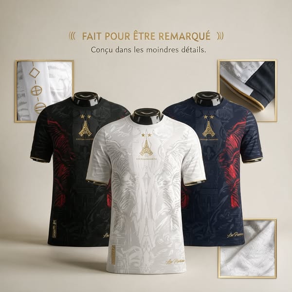 Toute l’histoire de l'équipe de France de football, réunie dans un seul maillot.