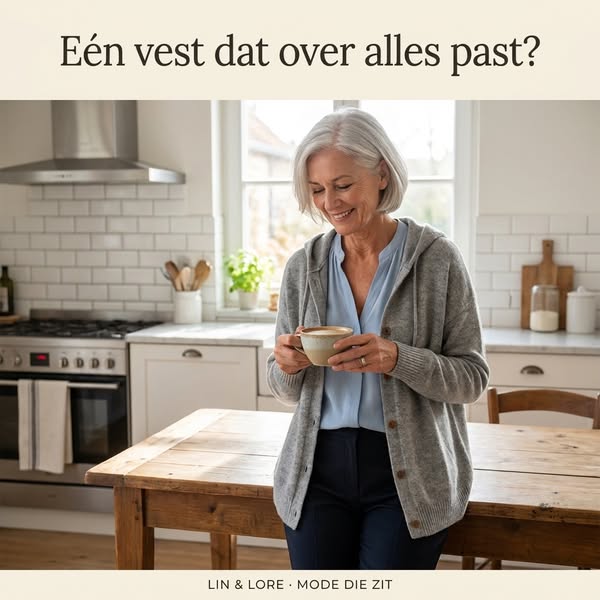 Goldie · Gebreid vest met capuchon