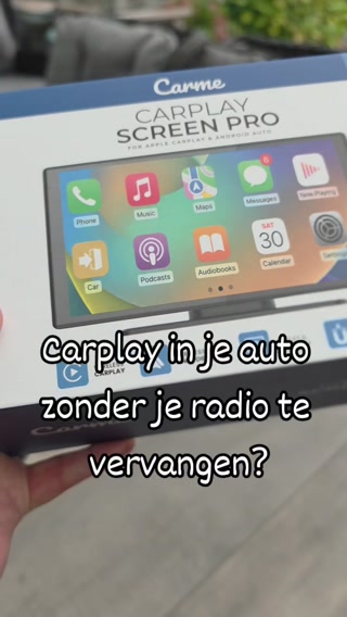Upgrade je auto met een CarPlay scherm!