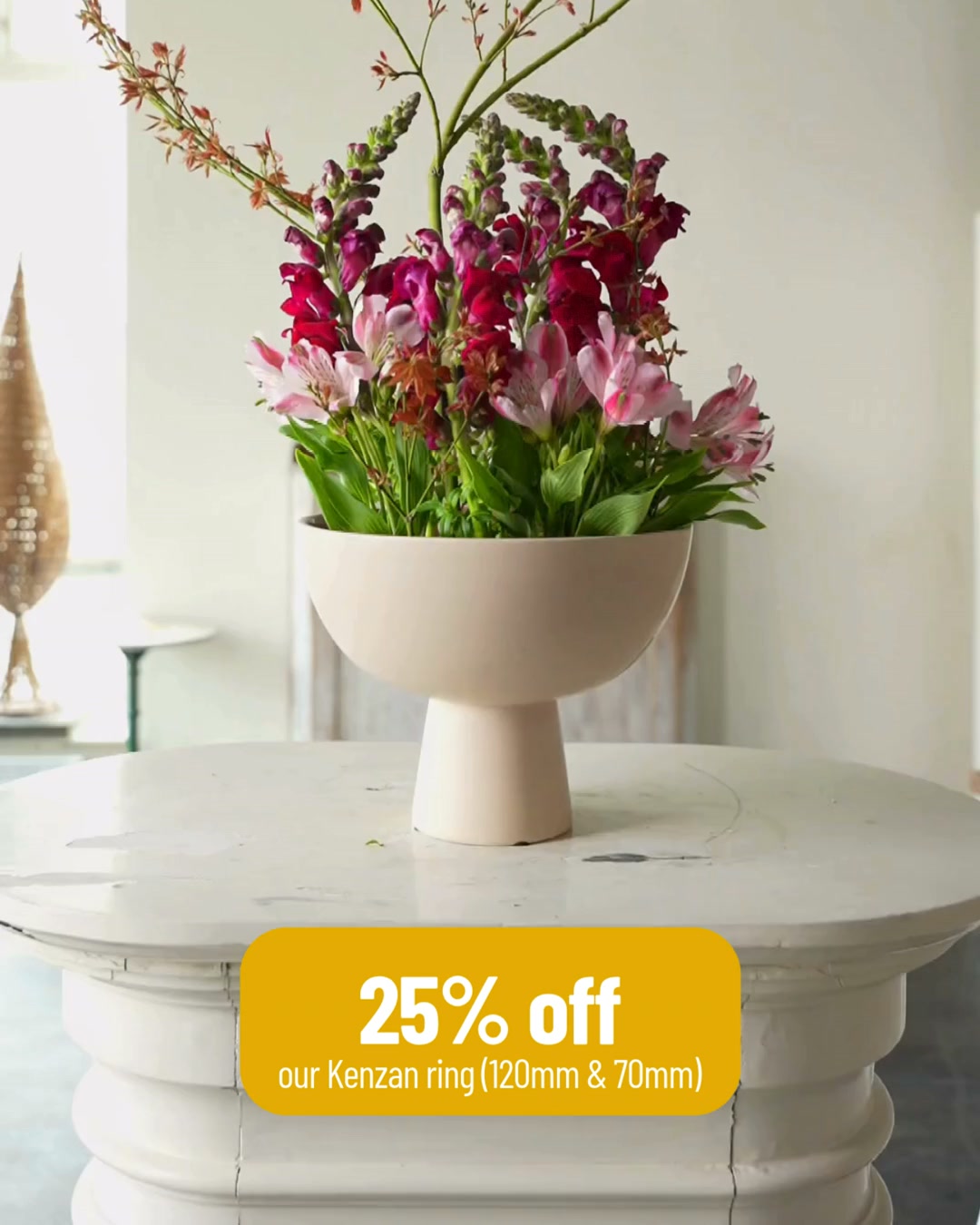 25% off our Kenzan ring
