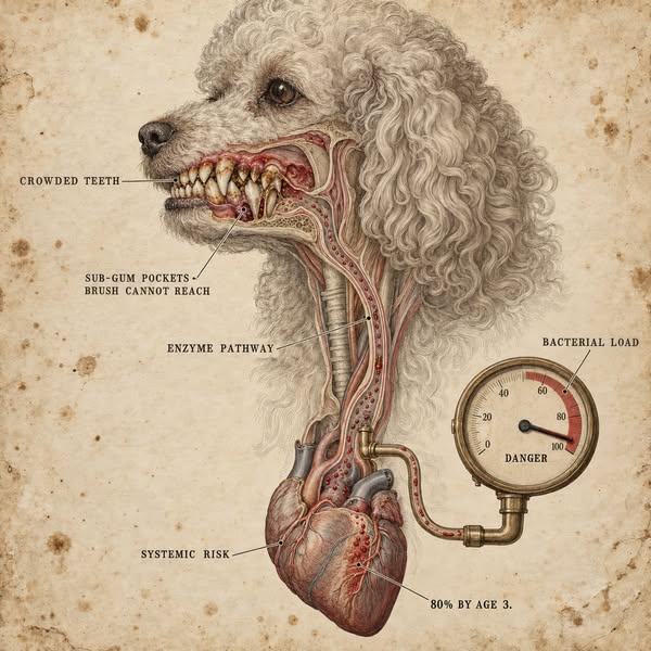 Why small-breed teeth rot faster