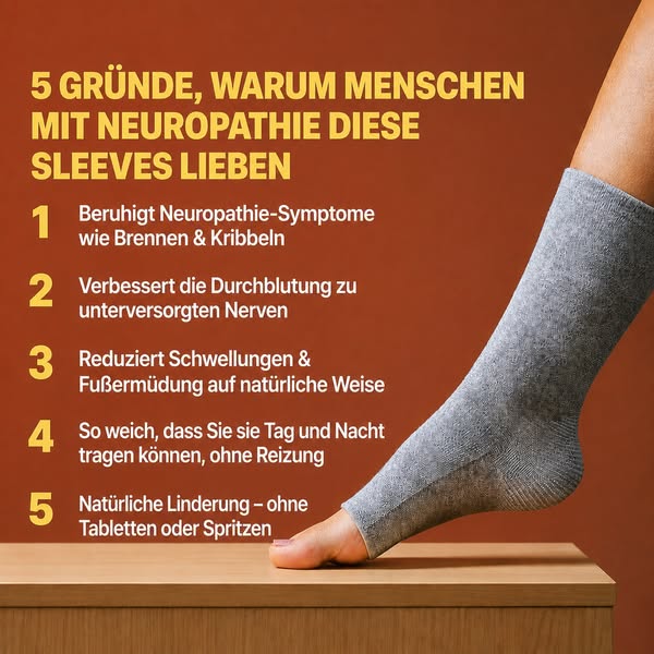 Die Nacht-Sleeves gegen Neuropathie-Symptome