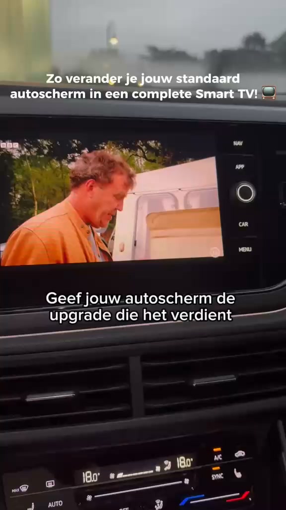 Al je TV-shows direct op je autoscherm