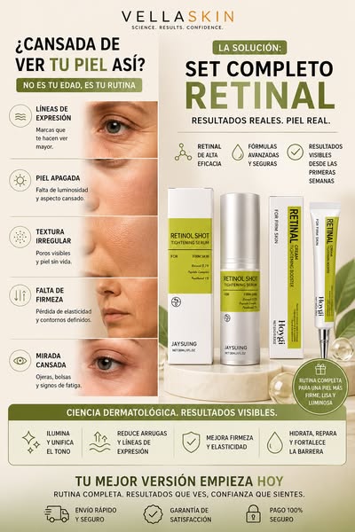 El Set Completo Retinal de VellaSkin