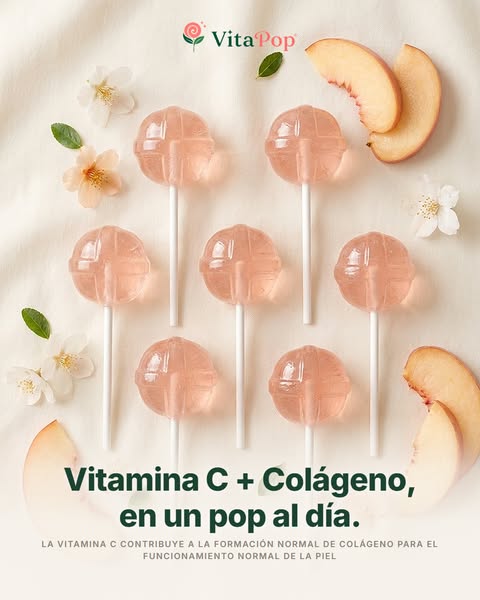 Colágeno + Vitamina C en un pop