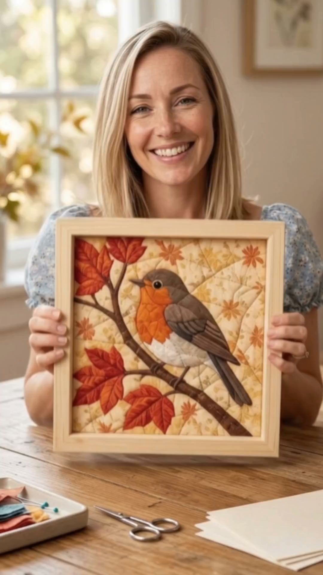 Turn fabric scraps into museum-quality wall art