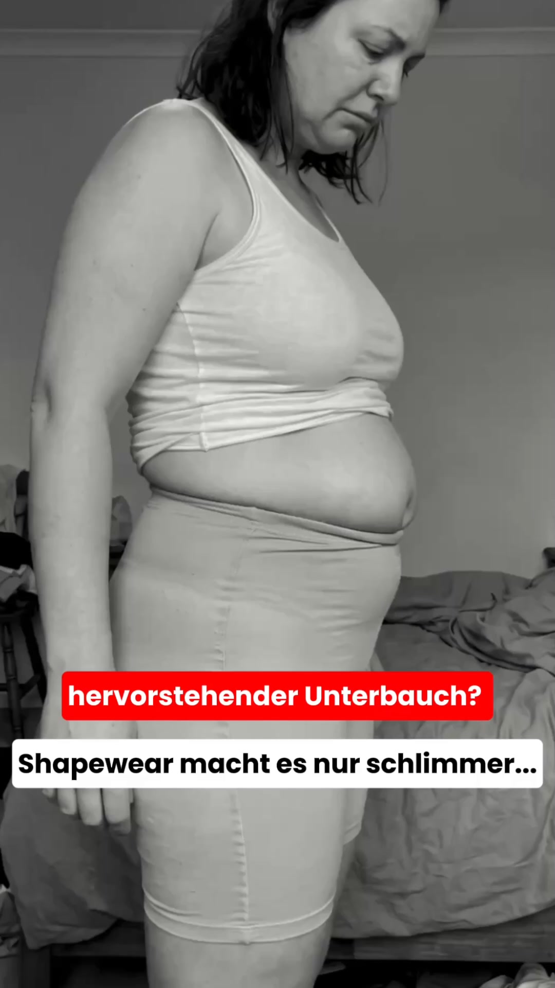 Sanduhrfigur ab dem ersten Anziehen