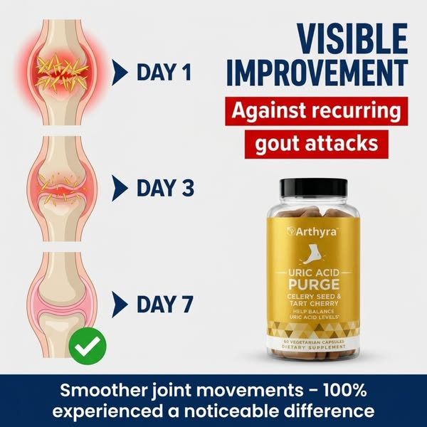 Allopurinol can help stop new uric acid being made — but it does nothing for the crystals already lodged in your joints.