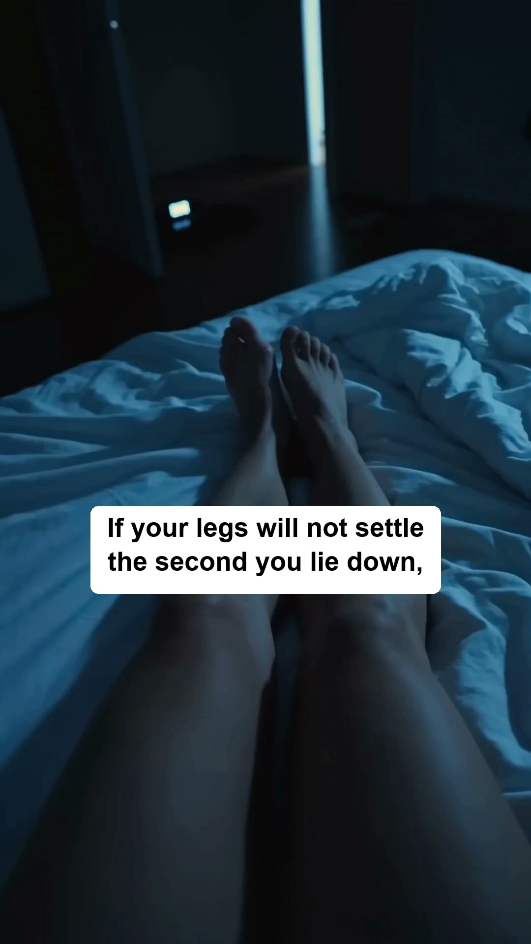 The spot is under the foot.