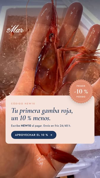 Envío en frío. Te llega en 24/48 h, fresca.